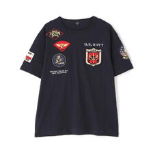 AVIREX TOP GUN WAPPEN T-SHIRT 7836934014画像