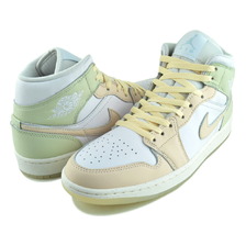 NIKE AIR JORDAN 1 MID SE wht/guava ice-sea glass HJ6654-100画像