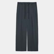 MARKAWARE DOUBLE PLEATED EASY TROUSERS -ORGANIC WOOL 2/80 TROPICAL- A26A15PT02C画像