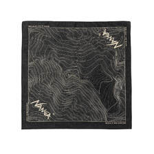 NANGA Nanga Parbat Contour Map Bandana NA2253-3F503画像