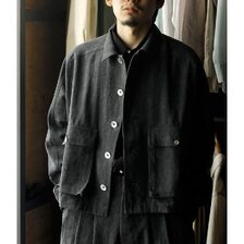 AXIS Cotton Flax Twill Short Length Blouson BL001-26SS画像