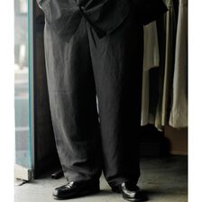 AXIS Fibrillated Silk Linen Wide Easy Pants P004B-SL-26SS画像