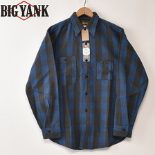 BIG YANK Y1945 FLANNEL SHIRT BLOCK CHECK 602-261-04画像