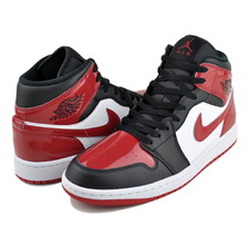 NIKE AIR JORDAN 1 MID SE blk/varsity red-wht HV4091-006画像