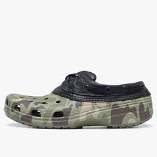 crocs CLASSIC DUCK CAMO BOAT SHOE BLACK/CARGO 212951-0SL画像