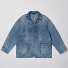 ULTERIOR FADED LIGHT DENIM COVERALL UBJ53-LA247画像