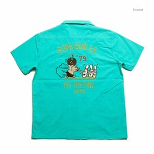 STUDIO D'ARTISAN 刺繍ボーリングシャツ BOMB BOWLER 5743画像