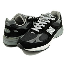 new balance MR993BK MADE IN U.S.A. BLACK GRAY WHITE width: 2E画像