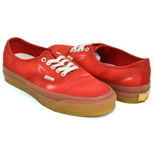 VANS PREMIUM LX AUTHENTIC 44 UTILITY WASH RACING RED VN000DB8IZQ画像