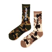 AVIREX CAMOUFLAGE SOCKS 2PACK‐SET 7836972001画像
