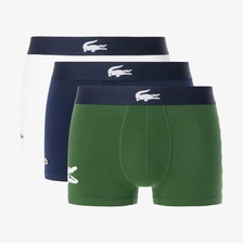 LACOSTE 3Pack Side Print Stretch Cotton Trunk Short 5H1291-10画像