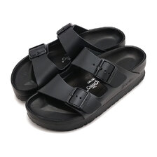 BIRKENSTOCK ARIZONA FLEX PLATFORM EXQUISITE BLACK | NATURAL-LEATHER 1026918画像