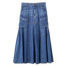 AVIREX DENIM MERMAID CARGO SKIRT 7836116605画像