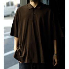 INTERIM HIGH GAUGE SEA ISLAND PIQUE HYPER BIG POLO SHIRT IT26S227画像