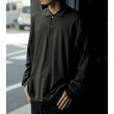 INTERIM HIGH GAUGE SEA ISLAND PIQUE HYPER BIG LONG POLO SHIRT IT26S229画像