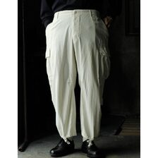 INTERIM SILK NOIL JANGLE FATIGUE TROUSER IT26S031画像