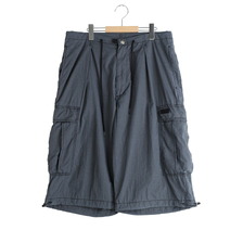 WILD THINGS DOUBLE DYED NYLON CARGO SHORTS WT26011AD画像