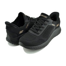 SKECHERS BOBS SQUAD CHAOS-CURRENT MUSE SLIP-INS BLACK 117497W-BBK画像