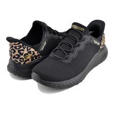 SKECHERS BOBS SQUAD CHAOS-SEIZE THE HOUR SLIP-INS BLACK 117499-BBK画像