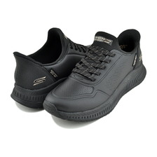 SKECHERS BOBS SQUAD 4-KEY LOOK SLIP-INS BLACK 117740-BBK画像