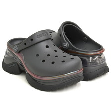 crocs SUPER BAE CLOG BLACK SAND 212811-0LD画像