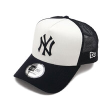 NEW ERA 9FORTY A-Frame トラッカー ニューヨーク・ヤンキース オフホワイト/ブラック 14744893画像
