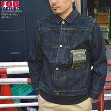FOB FACTORY F2460 4oz WWII Denim Blouse画像