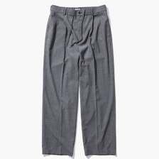 ATON TWIST WOOL GAUZE TWO TUCKED EASY PANTS PRAGLM0300画像