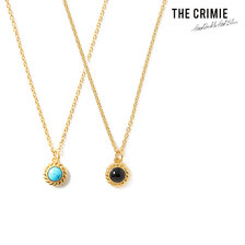 CRIMIE STONE SILVER NECKLACE 24KPD CR1-02F1-JW07画像