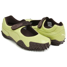 PUMA MOSTRO FEY CROC PISTACHIO GREEN - CHOCO BROWN 405319-01画像