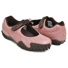 PUMA MOSTRO FEY CROC POISED PINK - CHOCOLATE BROWN 405319-02画像