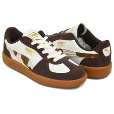 PUMA PALERMO COW WNS WARM WHITE - CHOCOLATE BROWN-GUM 406129-01画像
