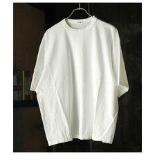 INTERIM SEA ISLAND TOMPKINS LOOP JERSEY HYPER BIG BINDER NECK TUBE TEE IT26S239画像