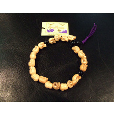 Dry Bones 牛骨ドクロ数珠ブレス DAK032画像