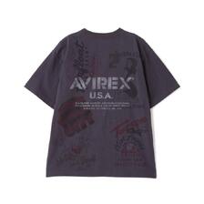 AVIREX ARCHIVE PRINT T-SHIRT 7836134023画像
