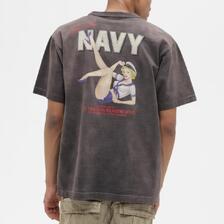 AVIREX PLAYFUL SAILOR GIRL S/S T-SHIRT 7836134008画像