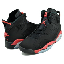 NIKE AIR JORDAN 6 RETRO INFRARED SALESMAN blk/lt crimson CT8529-001画像