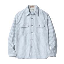SUGAR CANE Lot No. SC29671 / FICTION ROMANCE 6oz. INDIGO STRIPE WORK SHIRT画像