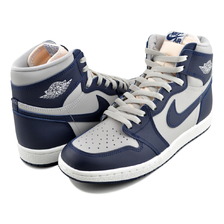NIKE AIR JORDAN 1 HIGH 85 GEORGETOWN college navy/summit wht BQ4422-400画像