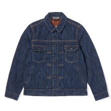 pure blue japan 14.5oz Waterfall Denim Type 2 Jacket - Dark 6225-D画像