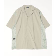 gym master マイクロリップメッシュ切り替えシャツ G721761画像