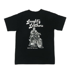 Langlitz Leathers LLC-003 Short Sleeve T-shirt LL314 LLC-003 LL314画像