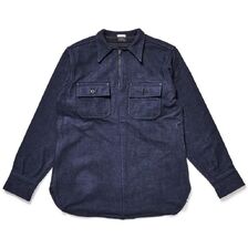 John Gluckow Lot JG-39 1930s Chief Petty Officer Shirt(C.P.O.) HALF-ZIP画像