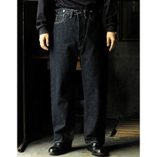 INTERIM NATURAL INDIGO SHUTTLE DENIM SINGLE NEEDLE 201 No2 JEANS IT26S061画像