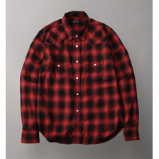 THE FLAT HEAD OMBRE WESTERN SHIRT FN-SCW-021L画像