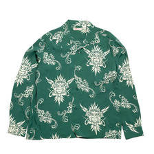 SUN SURF RAYON HAWAIIAN SHIRT - INCARNATION OF GOD - LONG SLEEVE SS29601画像