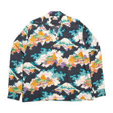 SUN SURF STORE LIMITED RAYON HAWAIIAN SHIRT - ANCIENT CAPITAL - LONG SLEEVE SS39618LS画像