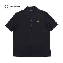 FRED PERRY Compress Mesh Revere Collar S/S Shirt M1745画像