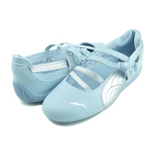 PUMA SPEEDCAT BULLET POWERPUFF GIRLS LUCITE-PUMA SILVER-BLUE WASH 408103-01画像