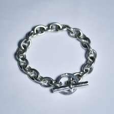Intch. "Ellipse" Starring Silver Chain Bracelet 1124-1-0-003画像